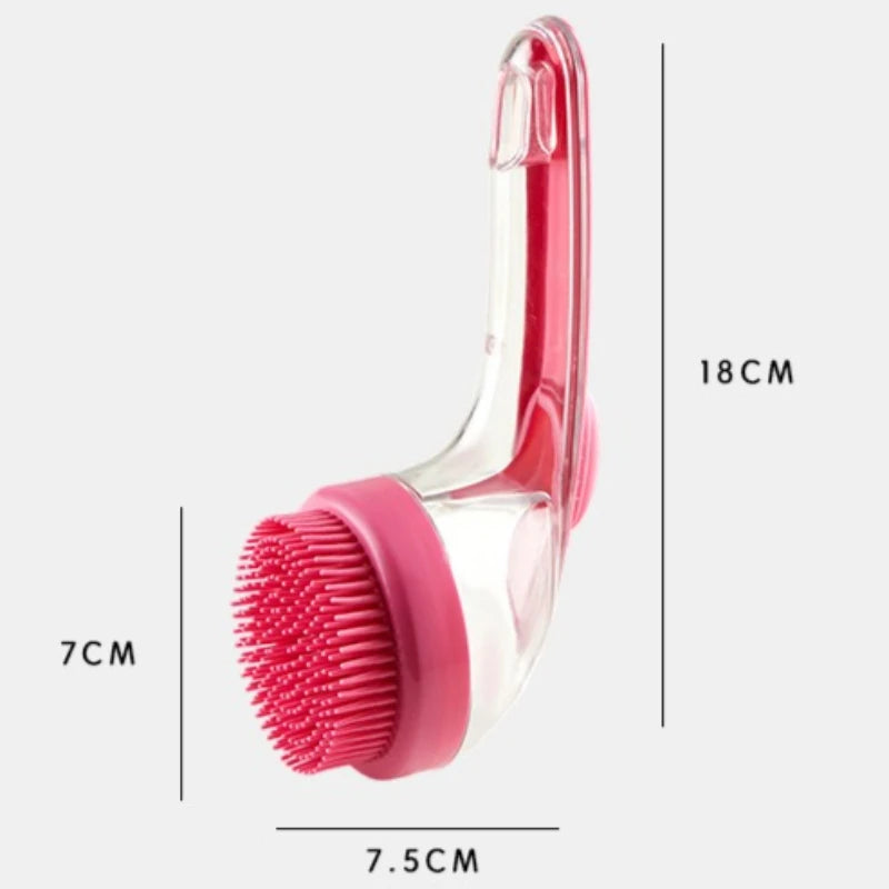🥳2026 HOT SALE🥳💞50K+ SOLD!🛁🐾 50% OFF! All‑in‑One Bath Brush – Built‑in shampoo dispenser, 2‑sided bristles. Gentle scrubbing, easy clean. Stress‑free bath time for you & your pet! 💧✨