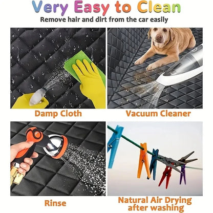 Waterproof Dog Car Seat Cover for Back Seat