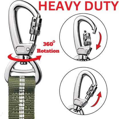 Heavy Duty Reflective Dog Leash for Large Dogs